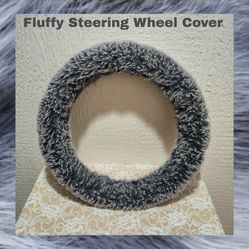 FLUFFY STEERING WHEEL COVER
