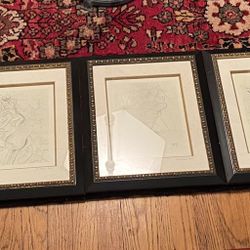 7 Salvador Dali Lithographs "Days of Creation", 1978 (set of 7) w/Frames