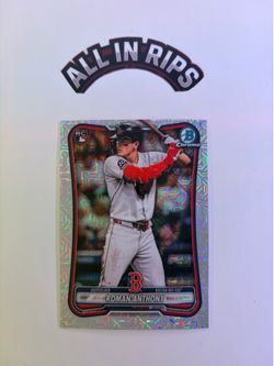 2025 Bowman Chrome Mojo Refractor Roman Anthony Rookie Boston Red Sox