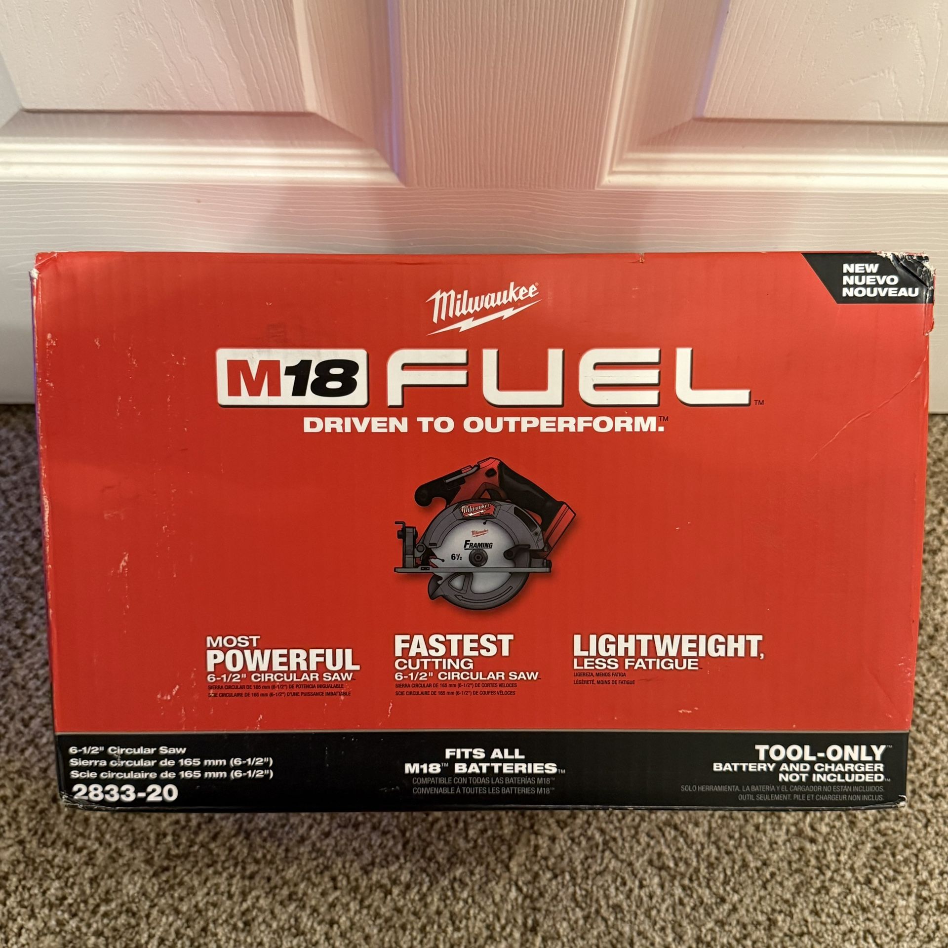 Milwaukee M18 Fuel 6.5” Circular Saw