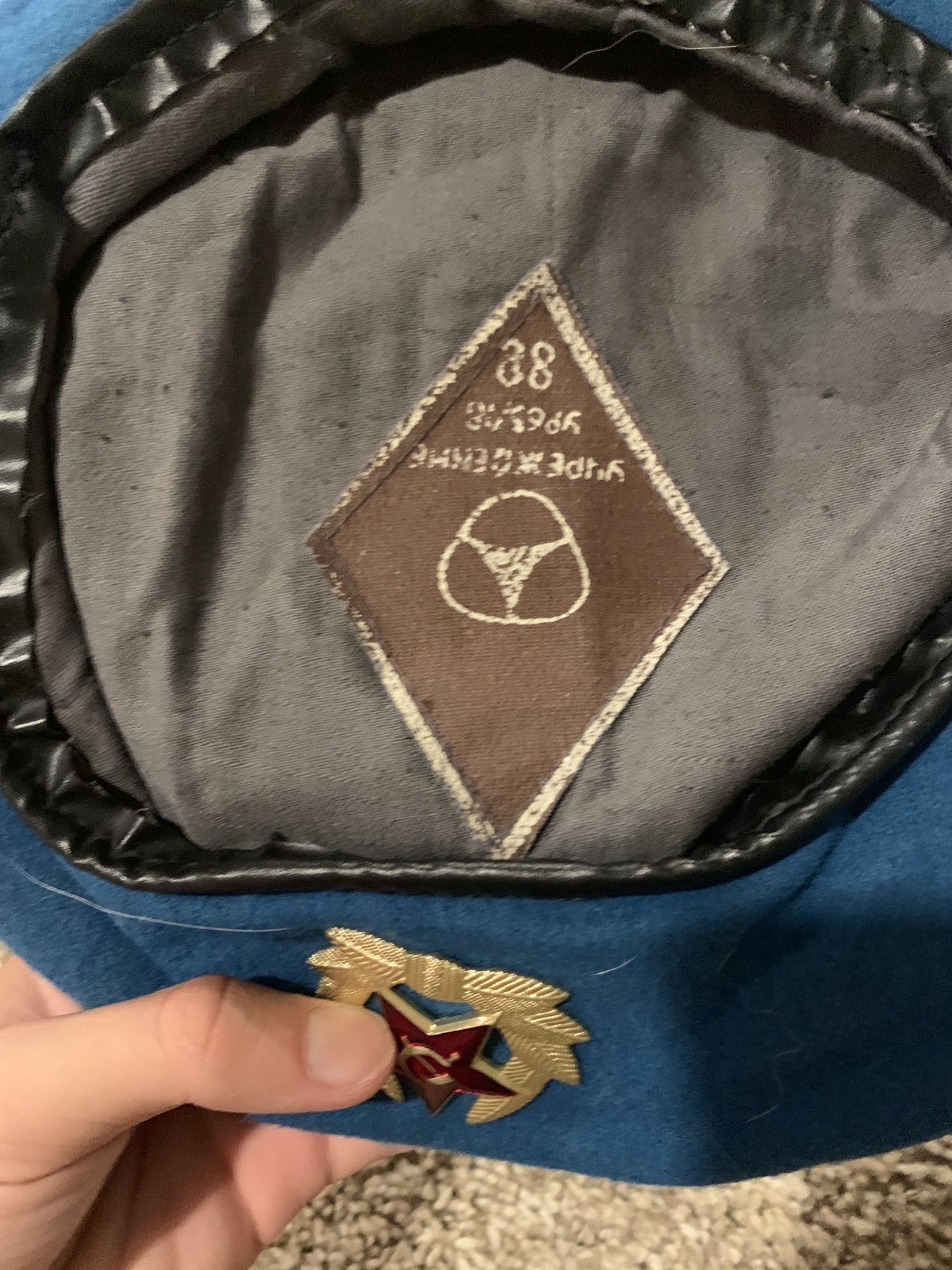 Vintage 1988 Soviet VDV Airborne Beret – Authentic USSR Military Hat