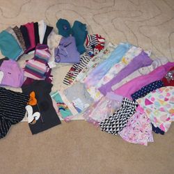 Lot Of over 40 Girls Size 4 - 5 Clothing Bundle Lots Of Name Brands 