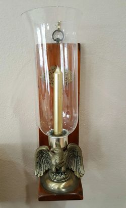 Antique wall candle holder