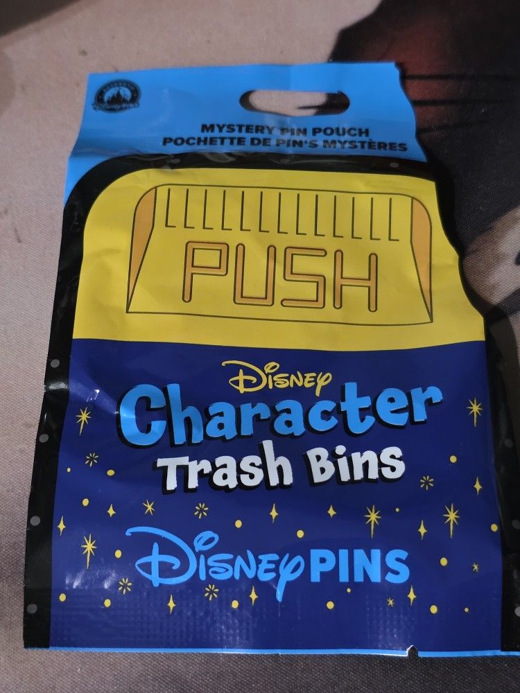 2025 Disney Character Trash Bins Mystery Pin