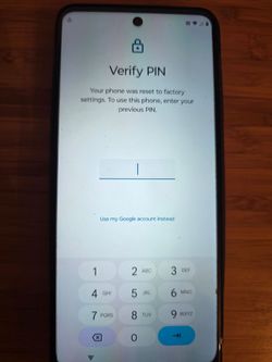 Moto G 52 phone FRP locked