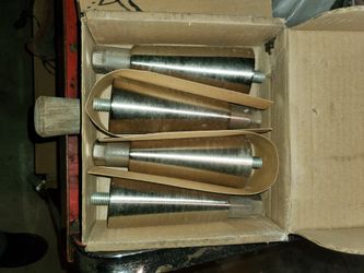 satin Nickle Stainless steel 4 inch Table Legs