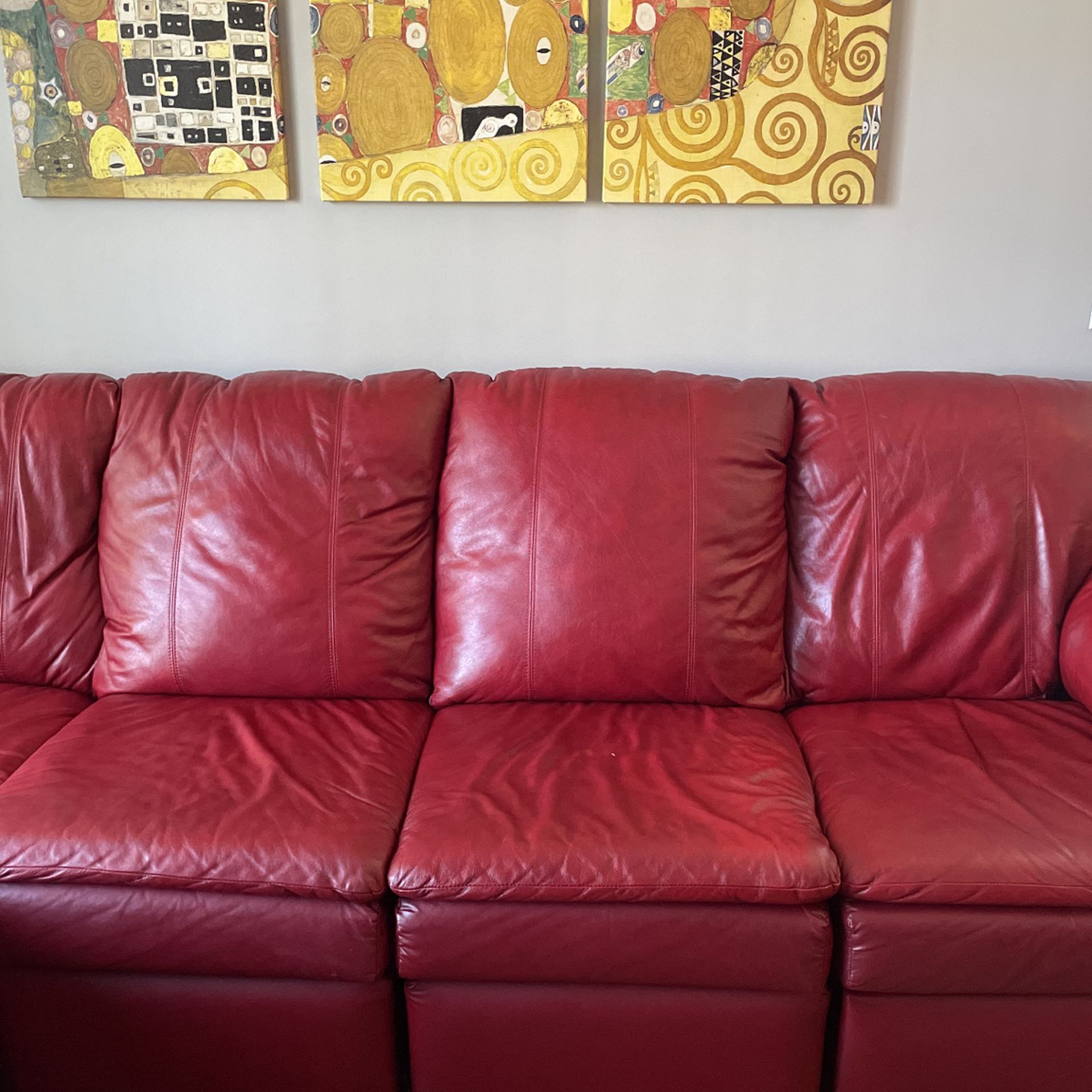 Leather Couch From Darvin