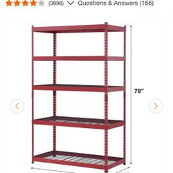 5 Tier Steal Shelves  (Moving Sale)
