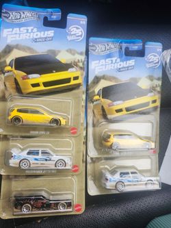 Hotwheels silver series fast and furious race off