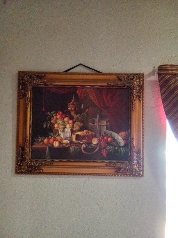 Cuadro De Frutas Antiguo