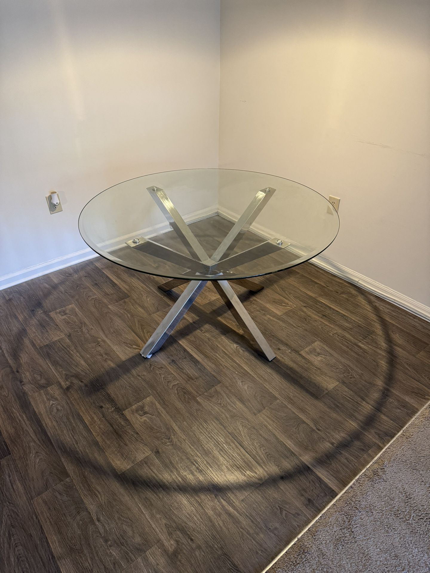 Linton Park Silver Round Dining Table