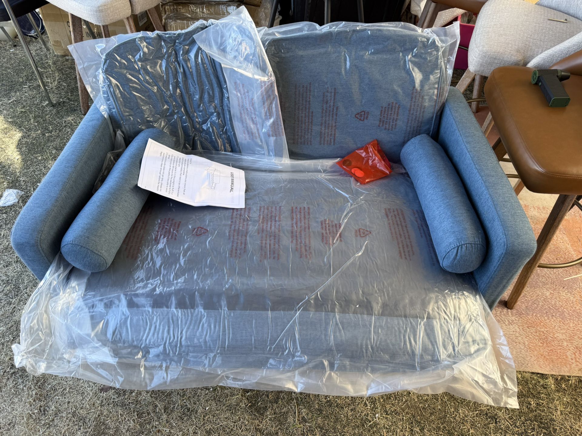 Blue Sofa 