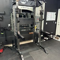 Vesta Fitness PRO SERIES 2-1 Ultimate Half Rack Functional Trainer/Gym Equipment/ Home Gym/ Fitness/ FREE DELIVERY 🚚 