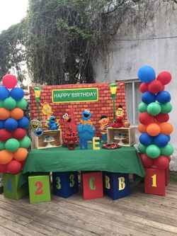 Elmo Birthday Party Decor