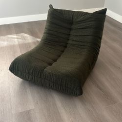 Green Modern Teddy Bean Bag Sofa Floor Chair 