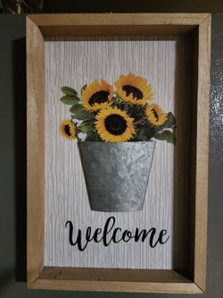Cuadro con girasoles