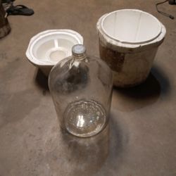 6 1/2 Gallon 1969 Jug With Cap And Cooler