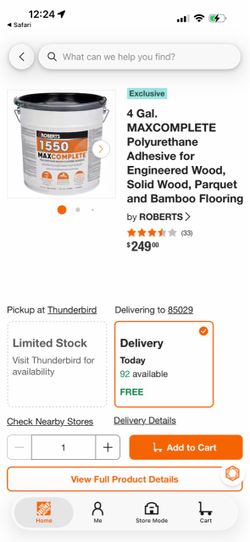 Roberts 1550 MaxComplete 4 Gal Polyurethane Adhesive