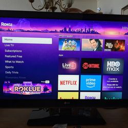 42" LG TV with remote