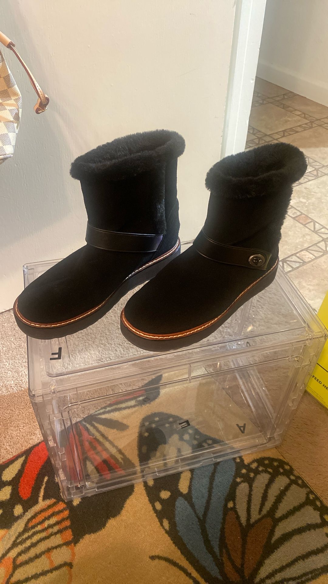 Boots Women’s Coach Sz 7.5 Suede