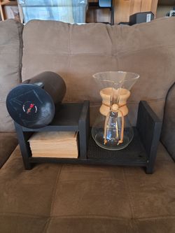 Chemex and wood caddy