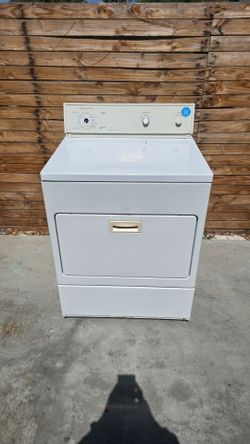 White KitchenAid  Gas Dryer