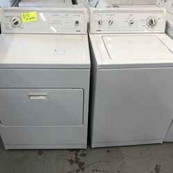 Top loader Set washer and dryer kenmore