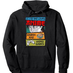 Just a Boy Who Loves Anime Hoodie