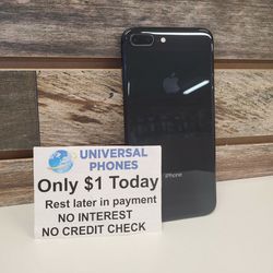 APPLE IPHONE 8 PLUS 64GB UNLOCKED.  DRONE $1 DOWN TODAY REST IN PAYMENTS.NO CREDIT CHECK 