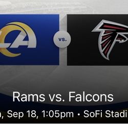 Two Tickets Rams /Falcons Section 316