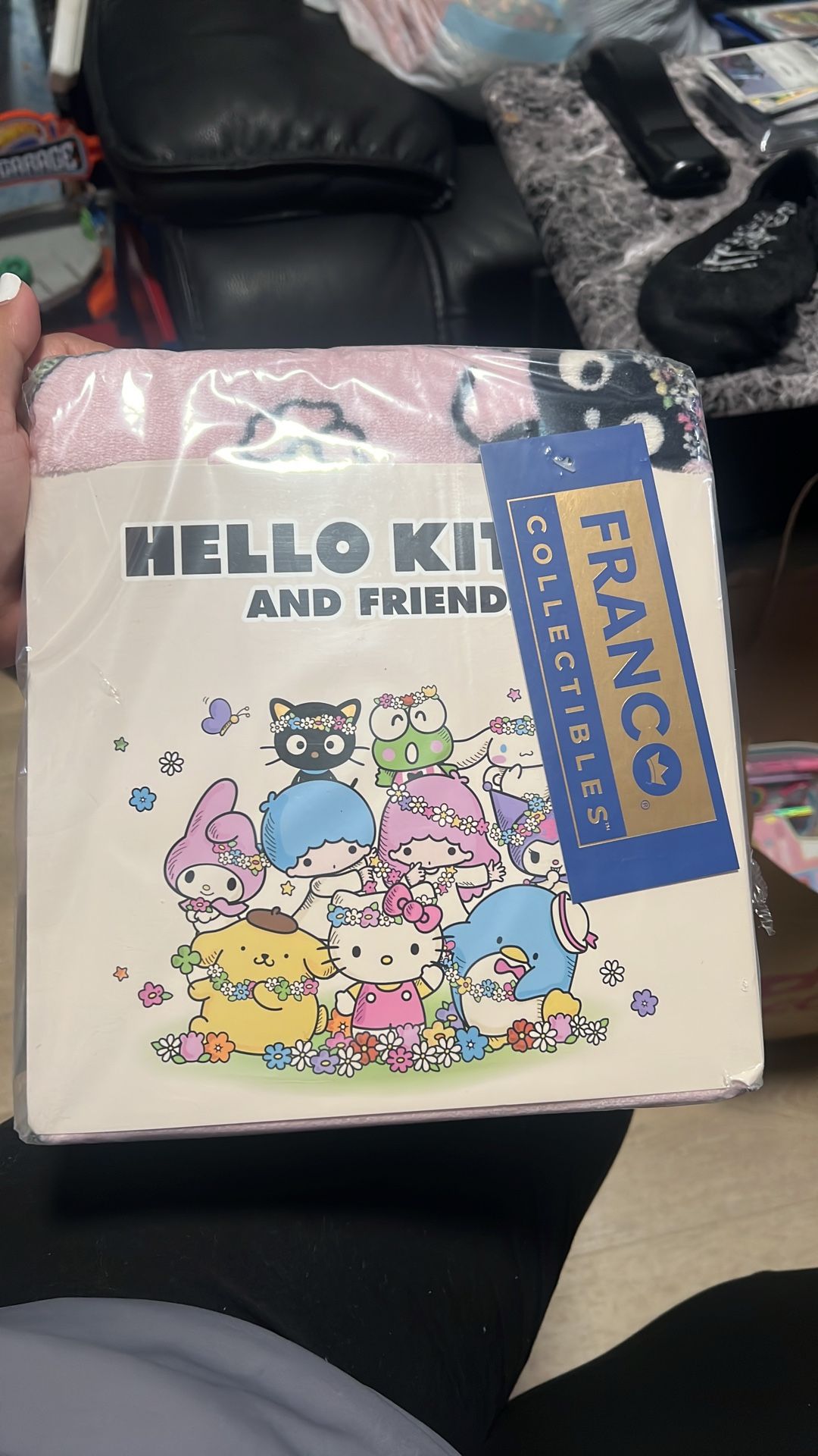 Hello Kitty & Friends blanket 62in X 90 inch
