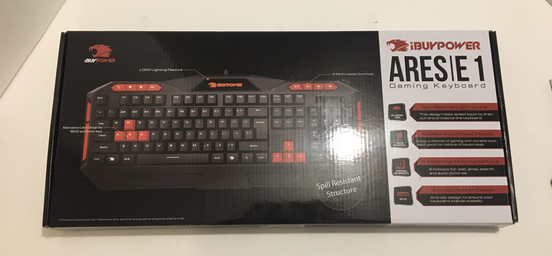 Ibuypower gaming usb keyboard model IBP-ARES E1