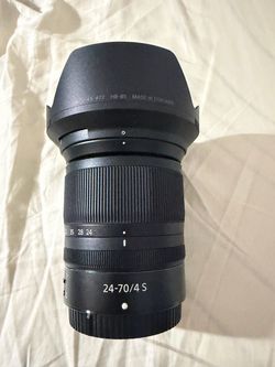 Nikon NIKKOR Z 24-70mm f/4 S Lens – Excellent Condition