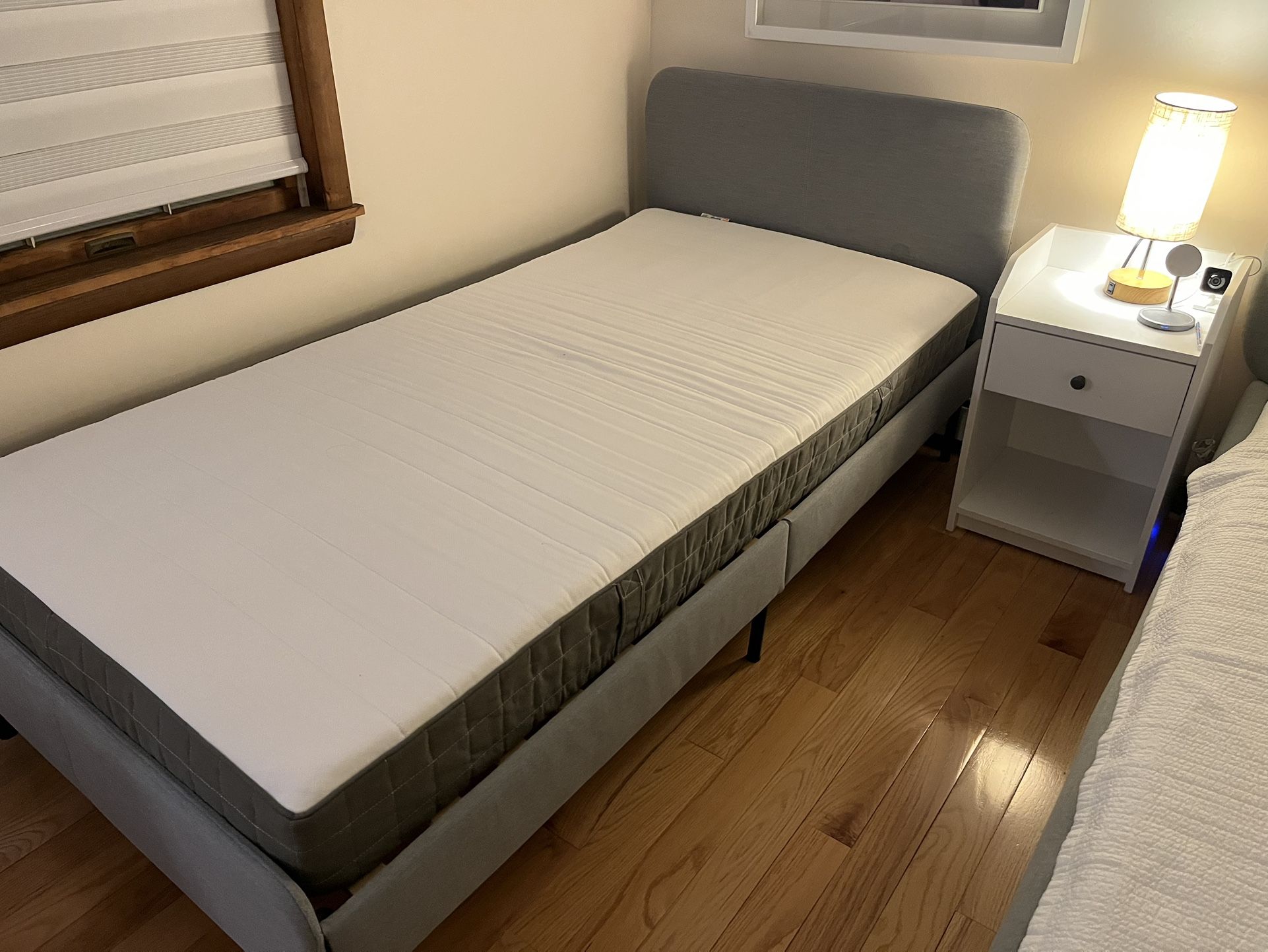 New Upholstered Single Bed With Frame