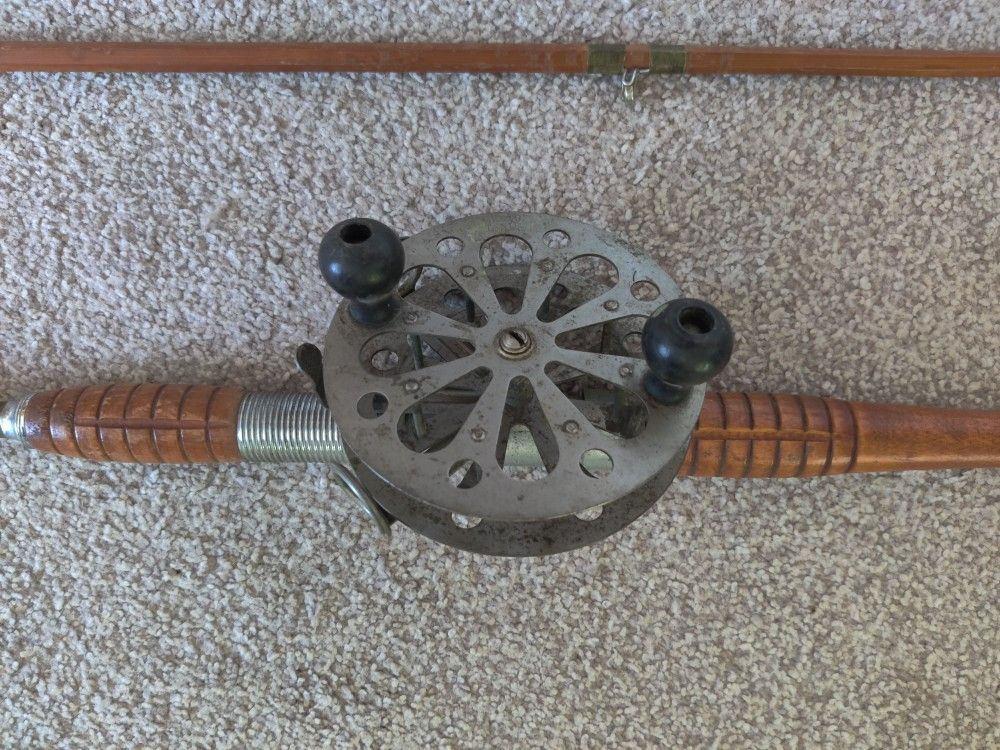 Bamboo Salmon Fishing Rod