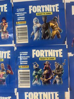 Fortnite Ready To Jump Sticker Collection, 2019 Panini, (10) Sealed Packs 50 Total Stickers Thumbnail