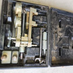 door lock installation jig