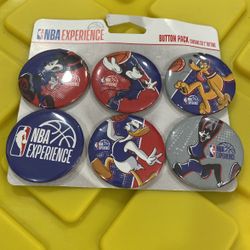 NBA Disney Buttons