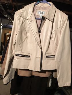 Leather worn once .sz med
