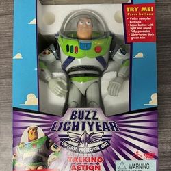 Pixar Talking Buzz Lightyear Figure