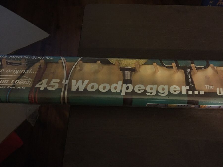 Wood Logic 45" Woodpegger The Ultimate Storage Rack for Sale in Silver