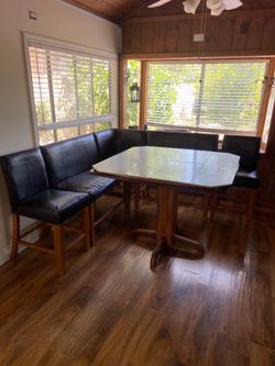 Dining table with chairs