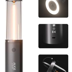 AUGE LIGHT 4-in 1 Portable Camping Lantern Rechargeable Camping Lights LED Flashlight with Hidden Hook SOS Mode Ultra-Long Life 35H Ambient Tent Light