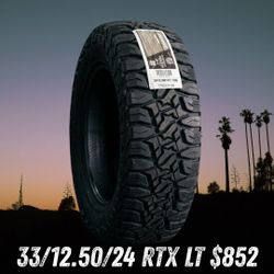 New tires pegasus RTX LT  33//12.50//24 $852