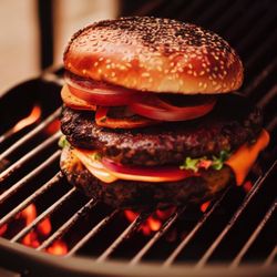 Stuff-A-Burger Press Jucy Lucy  Charcoal Companion NEW! Barbecue BBQ Grill