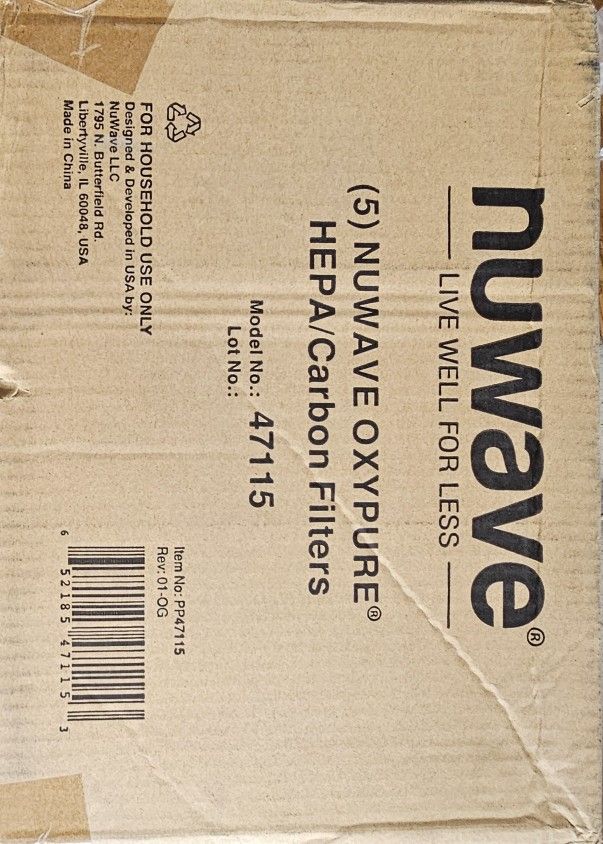 Nuwave Oxypure HEPA/ Carbon Filters