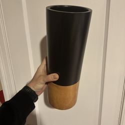Wood Vase very nice quality 