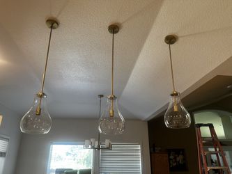 3 BRAND NEW Pendant Lights For Sale