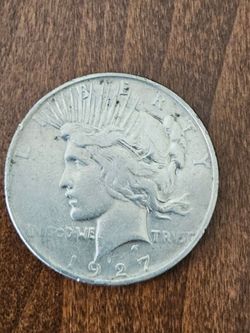 Pease Siver Dollar Coin Collectible 1927