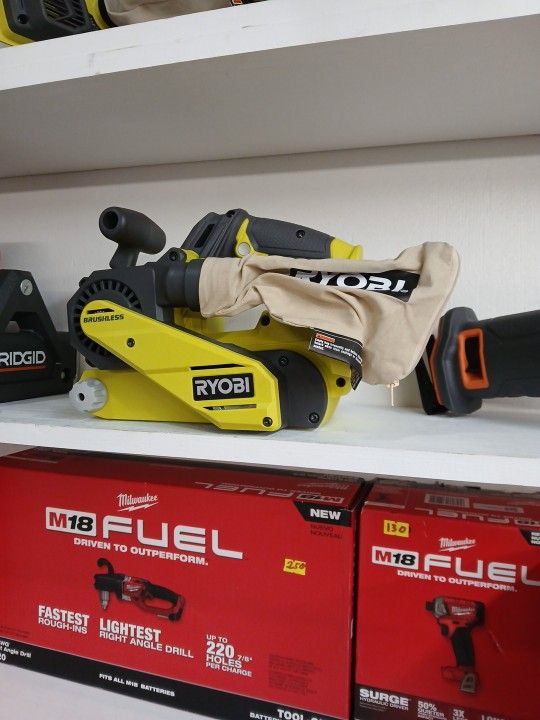 RYOBI New Brushless  Lijadora De Banda Inalambrica 